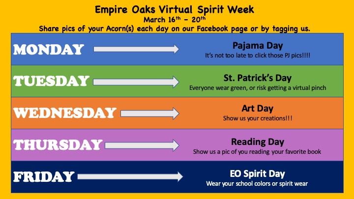Empire Oaks Spirit Week image